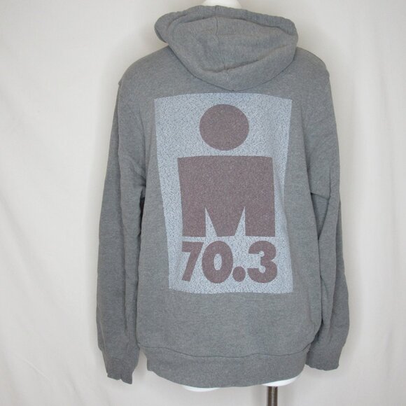 Ironman Tri Cities Washington 70.3 2024 Gray Hoodie Sweatshirt Women's XL XLarge - Picture 3 of 8